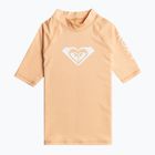 ROXY Whole Hearted παιδικό μπλουζάκι με χνούδι ροδάκινου