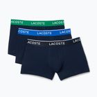 Μποξεράκι Lacoste 5H3401 3 ζεύγη navy blue/fluorine green