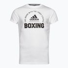Ανδρικό t-shirt πυγμαχίας adidas λευκό/μαύρο
