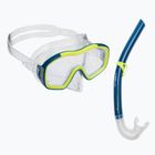 Aqualung Raccon σετ κατάδυσης μάσκα + αναπνευστήρας μπλε/κίτρινο SC4000007