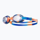 Παιδικά γυαλιά κολύμβησης TYR Swimple Tie Dye Non-Mirrored clear/blue/orange