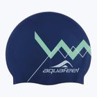 AquaFeel Zig Zag μπλε καπέλο κολύμβησης