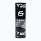 Talbot-Torro Tech 450 shuttlecocks badminton, Premium Nylon 6 τεμ. λευκό 469282