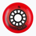 UNDERCOVER WHEELS Raw 80 mm/85A rollerblade τροχοί 4 τεμ. κόκκινο