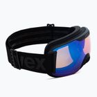UVEX Downhill 2000 S CV γυαλιά σκι μαύρο ματ/καθρέφτης μπλε colorvision κίτρινο 55/0/447/21