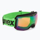 UVEX Downhill 2100 CV γυαλιά σκι μαύρο ματ/καθρέφτης πράσινο colorvision πορτοκαλί 55/0/392/26