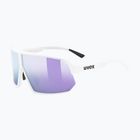 UVEX Sportstyle 237 γυαλιά ηλίου λευκό ματ/καθρέφτης λεβάντα