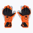Γάντια τερματοφύλακα Uhlsport Soft Resist+ πορτοκαλί και λευκό 101127501
