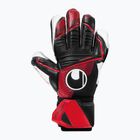 Γάντια τερματοφύλακα Uhlsport Powerline Supersoft μαύρο/κόκκινο/λευκό