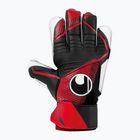 Γάντια τερματοφύλακα Uhlsport Powerline Starter Soft μαύρα/κόκκινα/λευκά