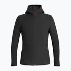 Ανδρικό trekking φούτερ Salewa Sarner 2L Wool Fz Hoody μαύρο έξω