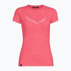Γυναικείο πουκάμισο trekking Salewa Solid Dry ροζ 00-0000027019