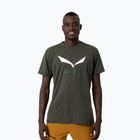 Ανδρικό πουκάμισο trekking Salewa Solidlogo Dry σκούρο πράσινο 00-0000027018