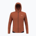 Ανδρικό trekking φούτερ Salewa Pedroc PL Hooded bombay brown