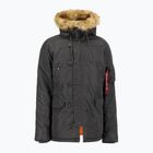 Alpha Industries ανδρικό μπουφάν N-3B VF γκρι / μαύρο