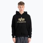 Ανδρικό Alpha Industries Basic Carbon Hoody μαύρο/χρυσό φούτερ