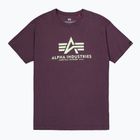 Alpha Industries ανδρικό μπλουζάκι Basic plum t-shirt