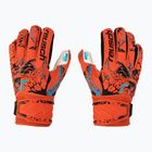 Reusch Attrakt Solid Finger Support Junior παιδικά γάντια τερματοφύλακα κόκκινα 5372510-3334