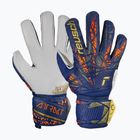 Reusch Attrakt Grip Junior premium μπλε/χρυσά παιδικά γάντια τερματοφύλακα