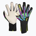 Reusch Attrakt SpeedBump Strapless γάντια τερματοφύλακα μαύρα/κίτρινα ασφαλείας