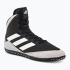 adidas Mat Wizard 5 παπούτσια πυγμαχίας μαύρο και άσπρο FZ5381