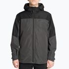 Jack Wolfskin ανδρικό μπουφάν 3-σε-1 Glaabach γκρι-μαύρο 1115291_6000_006