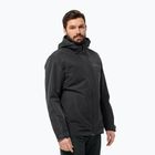 Jack Wolfskin ανδρικό μπουφάν 3 σε 1 Taubenberg 3In1 μαύρο 6001