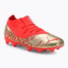 Παιδικά ποδοσφαιρικά παπούτσια PUMA Future Z 3.4 Neymar Jr. FG/AG πορτοκαλί/χρυσό 107107 01
