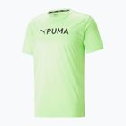 Ανδρικό μπλουζάκι προπόνησης PUMA Fit Logo Cf Graphic πράσινο 523098 34