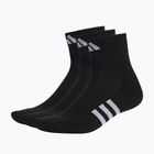 Κάλτσες adidas Prf Cush Mid 3 ζευγάρια μαύρες