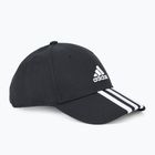 adidas καπέλο μπέιζμπολ 3-Stripes Cotton Twill μαύρο/ λευκό