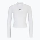 Γυναικείο FILA Linnuse Cropped Turtle Neck μακρυμάνικο φωτεινό λευκό