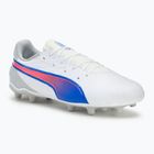 Παιδικά παπούτσια ποδοσφαίρου PUMA King Match FG/AG Jr puma white/bluemazing/flat light grey/sunset glow