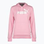 Puma ESS Logo Hoodie TR (S) ροζ λιλά φούτερ