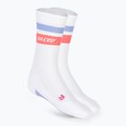 CEP Miami Vibes 80's λευκό/ροζ ουρανό ανδρικές κάλτσες συμπίεσης για τρέξιμο