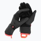 Γυναικεία γάντια σκι ORTOVOX Fleece Grid Cover μαύρο κοράκι