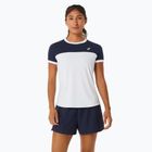 Γυναικείο μπλουζάκι τένις ASICS Court SS Top brilliant white/midnight