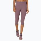 Γυναικείο κολάν για τρέξιμο ASICS High Waist Capri dusty mauve