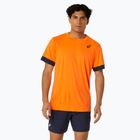 Ανδρικό μπλουζάκι τένις ASICS Court SS Top shocking orange/midnight