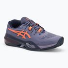 ASICS Gel-Resolution X Clay ανδρικά παπούτσια τένις γκρι-μωβ/ πορτοκαλί nova