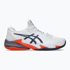 ASICS Court FF 3 Clay λευκά/γκριζοπορφυρά ανδρικά παπούτσια τένις