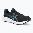 ASICS Gel-Contend 9 ανδρικά αθλητικά παπούτσια για τρέξιμο μαύρο/κύμα πετρόλ