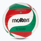 Molten volleyball V5M1500-5 λευκό/πράσινο/κόκκινο μέγεθος 5