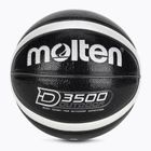 Molten basketball B6D3500-KS μαύρο/ασημί μέγεθος 6