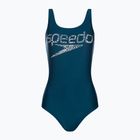 Γυναικείο ολόσωμο μαγιό Speedo Logo Deep U-Back μπλε 68-12369G711
