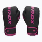 RDX F6 μαύρα/ροζ γάντια πυγμαχίας BGR-F6MP