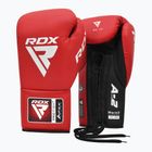 Γάντια του μποξ RDX Apex Competition Fight Lace Up Boxing red