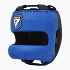 Κράνος πυγμαχίας RDX Apex Boxing Head Gear With Nose Protection Bar blue