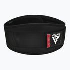 Ζώνη άρσης βαρών RDX Weightlifting 6" Neoprene Gym X3 black