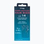 Drennan Carp Method Hair Rigs methadium αρχηγός με αγκίστρι χωρίς αγκίστρι και πετονιά 8 τεμάχια σαφές HNHCMT014